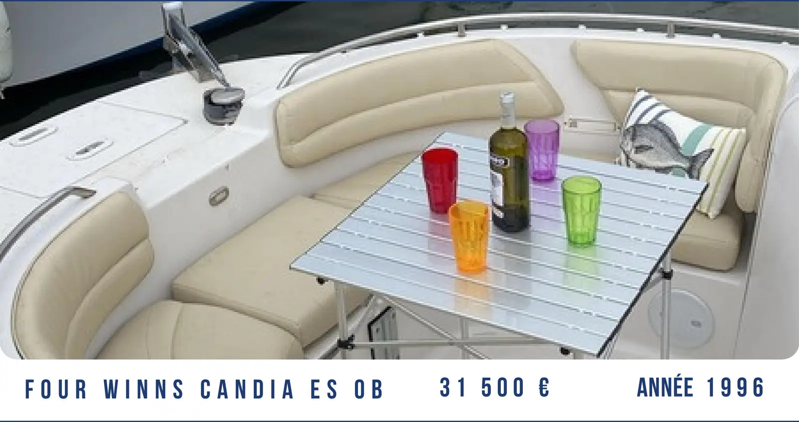 FOUR WINNS CANDIA ES OB – Yacht 6.35 m – Image n°1