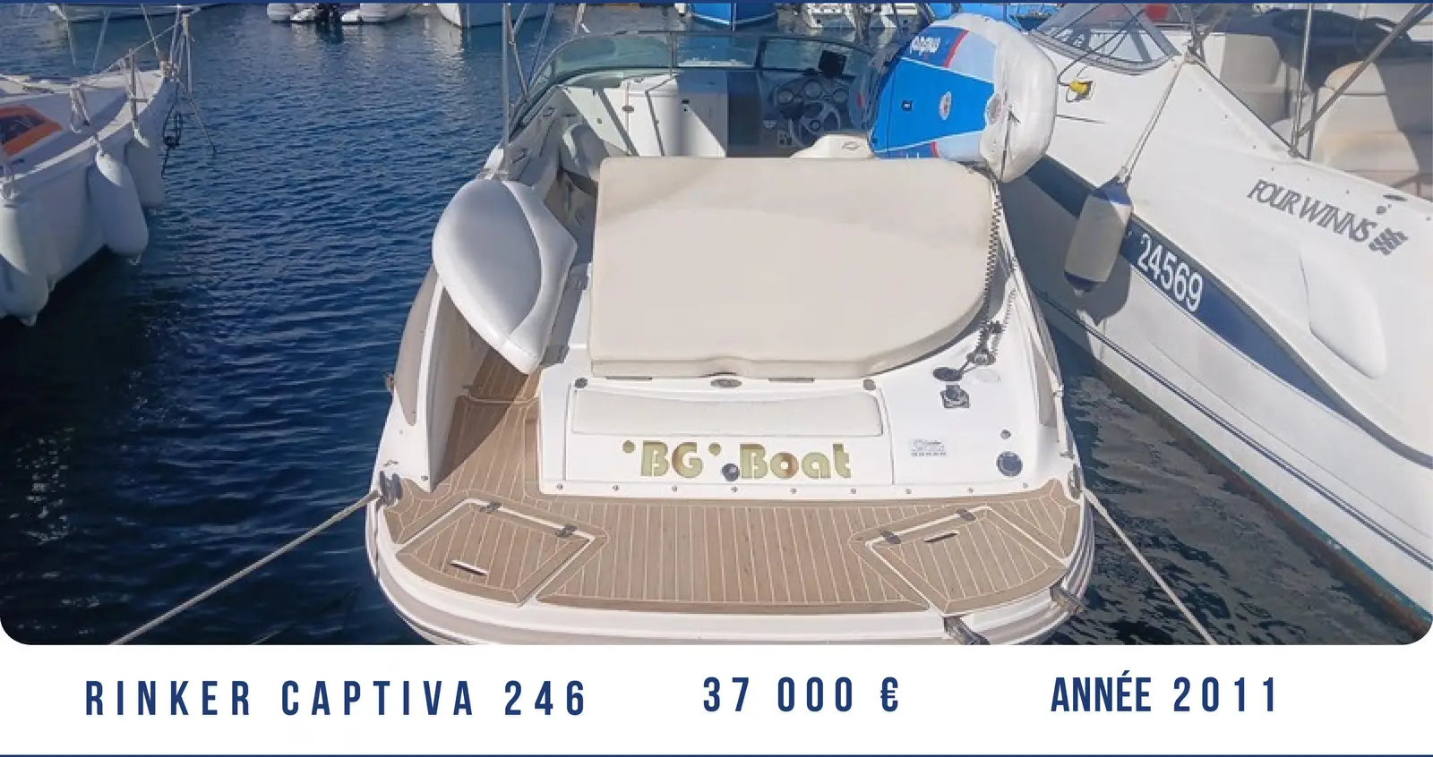 RINKER CAPTIVA 246 – Yacht 8 m – Image n°1