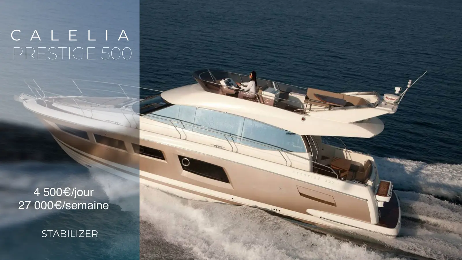 PRESTIGE CALELIA – Yacht 15.5 m – Image n°1