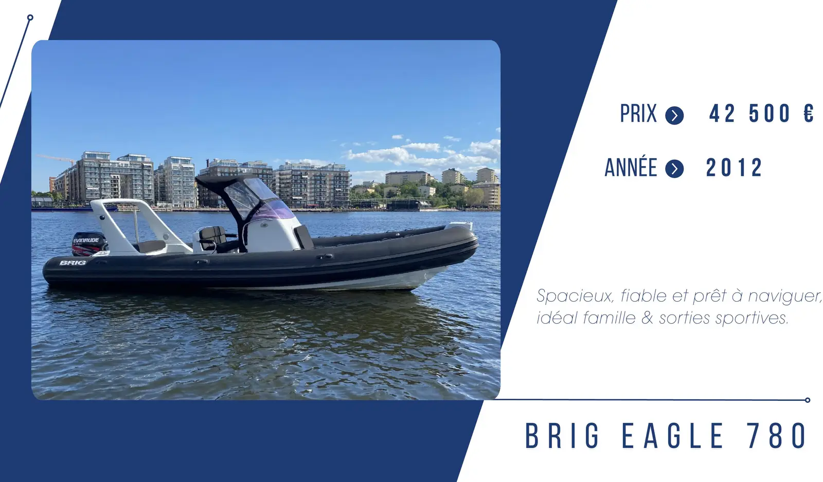 BRIG EAGLE 780 – Yacht 7.8 m – Image n°1