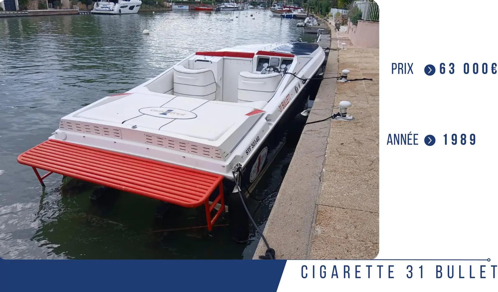 CIGARETTE RACING – Yacht 9.5 m – Image n°1