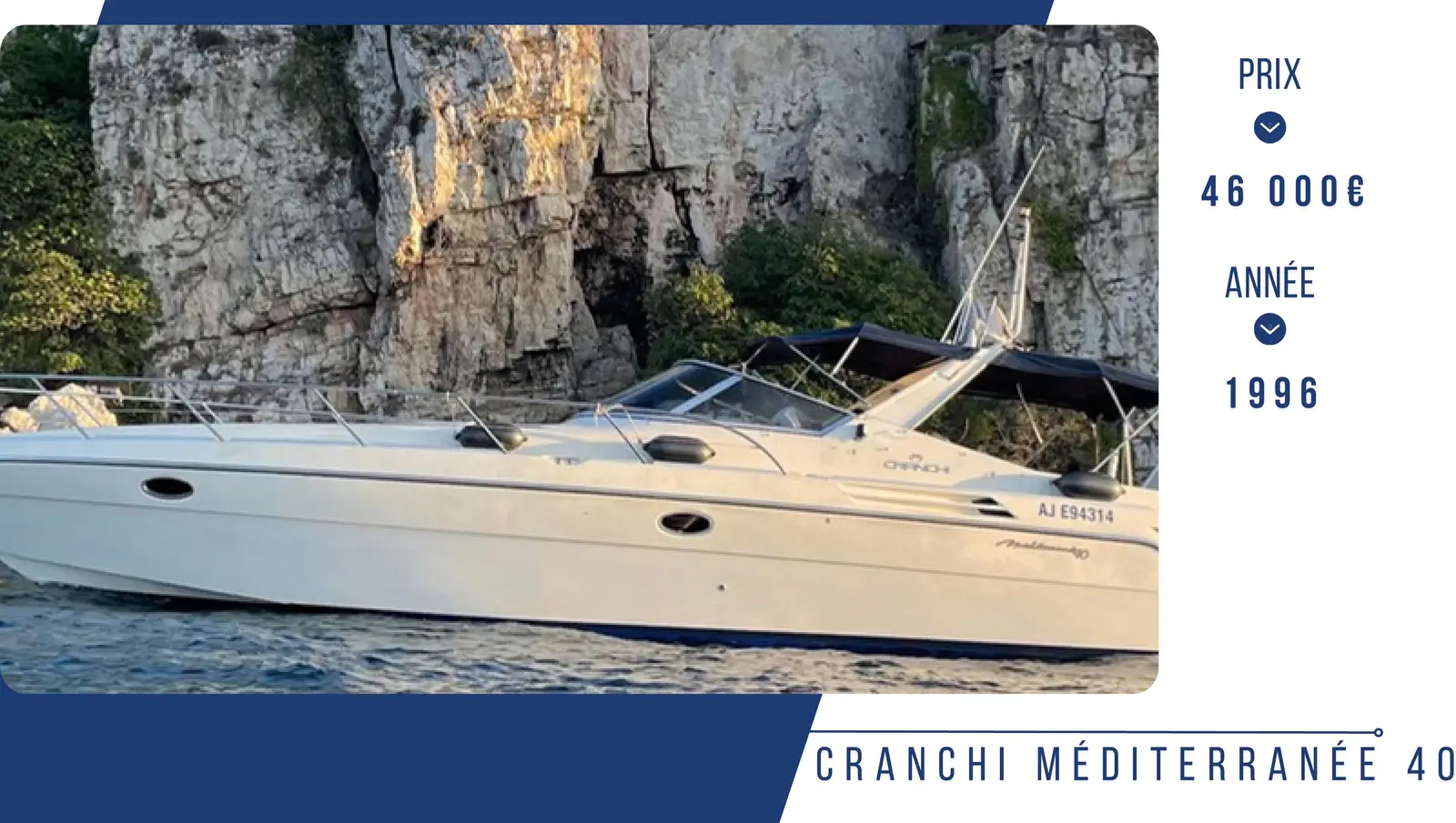 CRANCHI 40 – Yacht 12.2 m – Image n°1