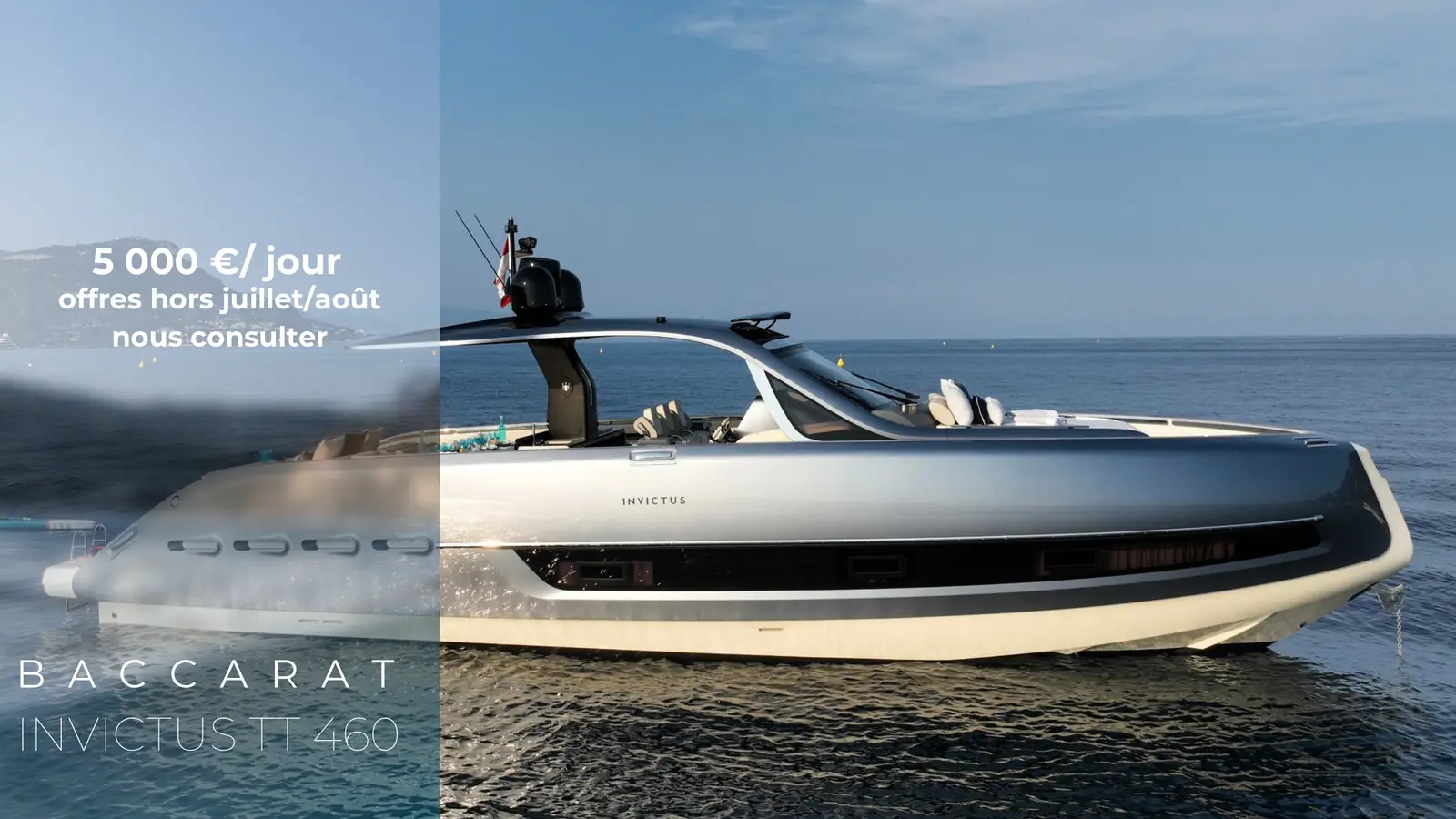 INVICTUS BACCARAT – Yacht 14 m – Image n°1