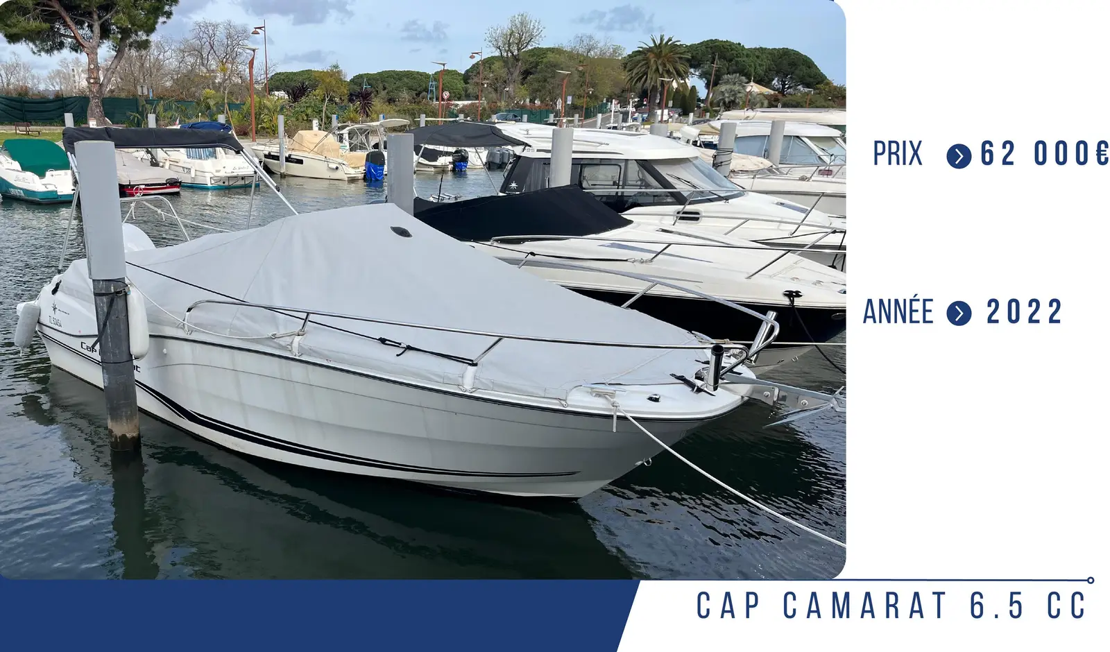JEANNEAU CAP CAMARAT 6.5 CC – Yacht 6.86 m – Image n°1