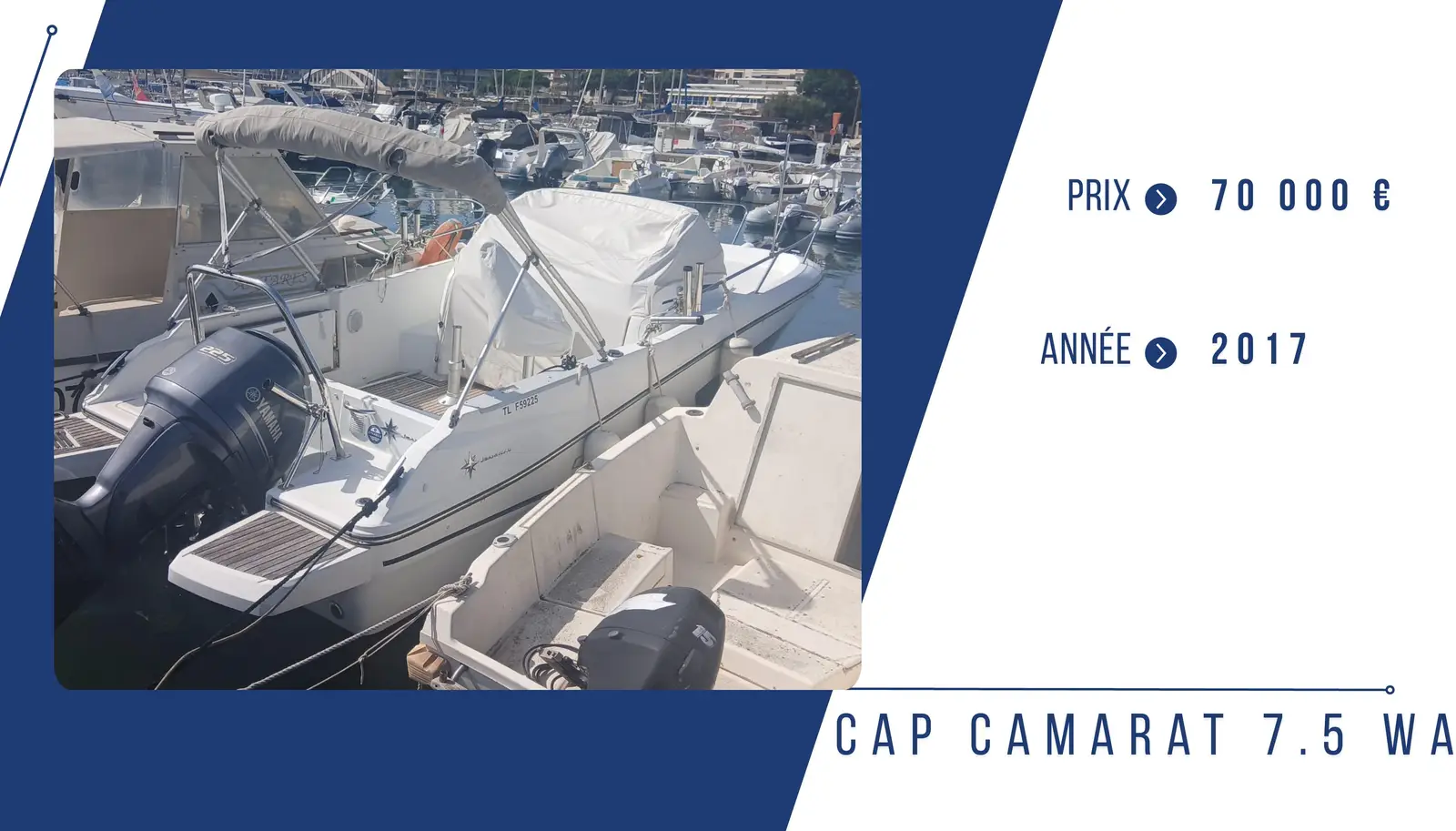 JEANNEAU CAP CAMARAT 7.5 WA2 – Yacht 7.5 m – Image n°1