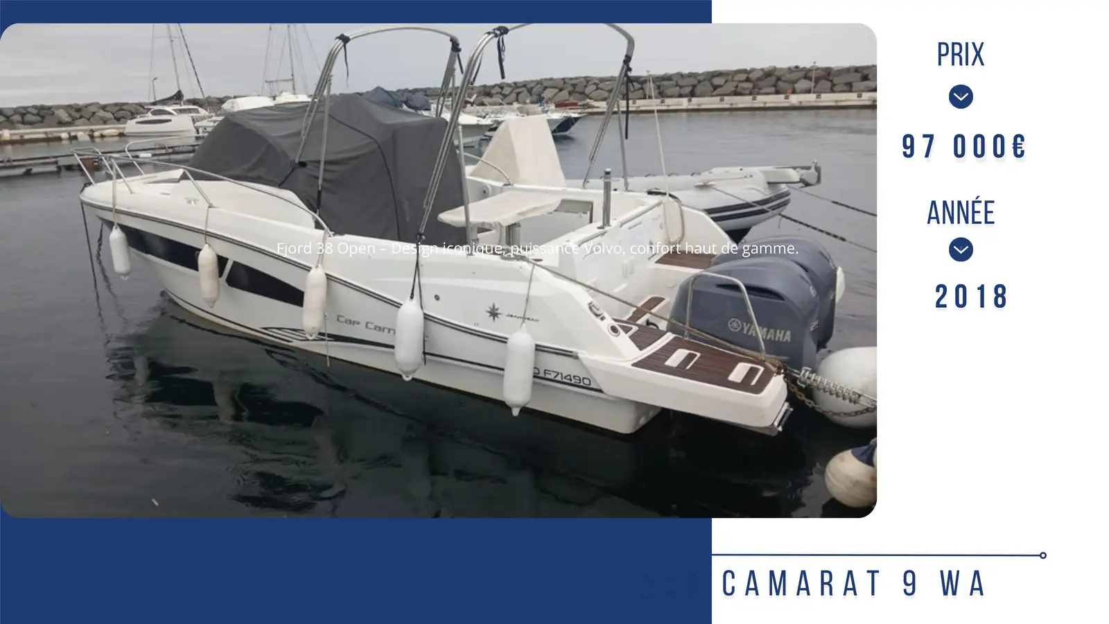 JEANNEAU CAP CAMARAT 9.0 WA 2.1 – Yacht 9.12 m – Image n°1