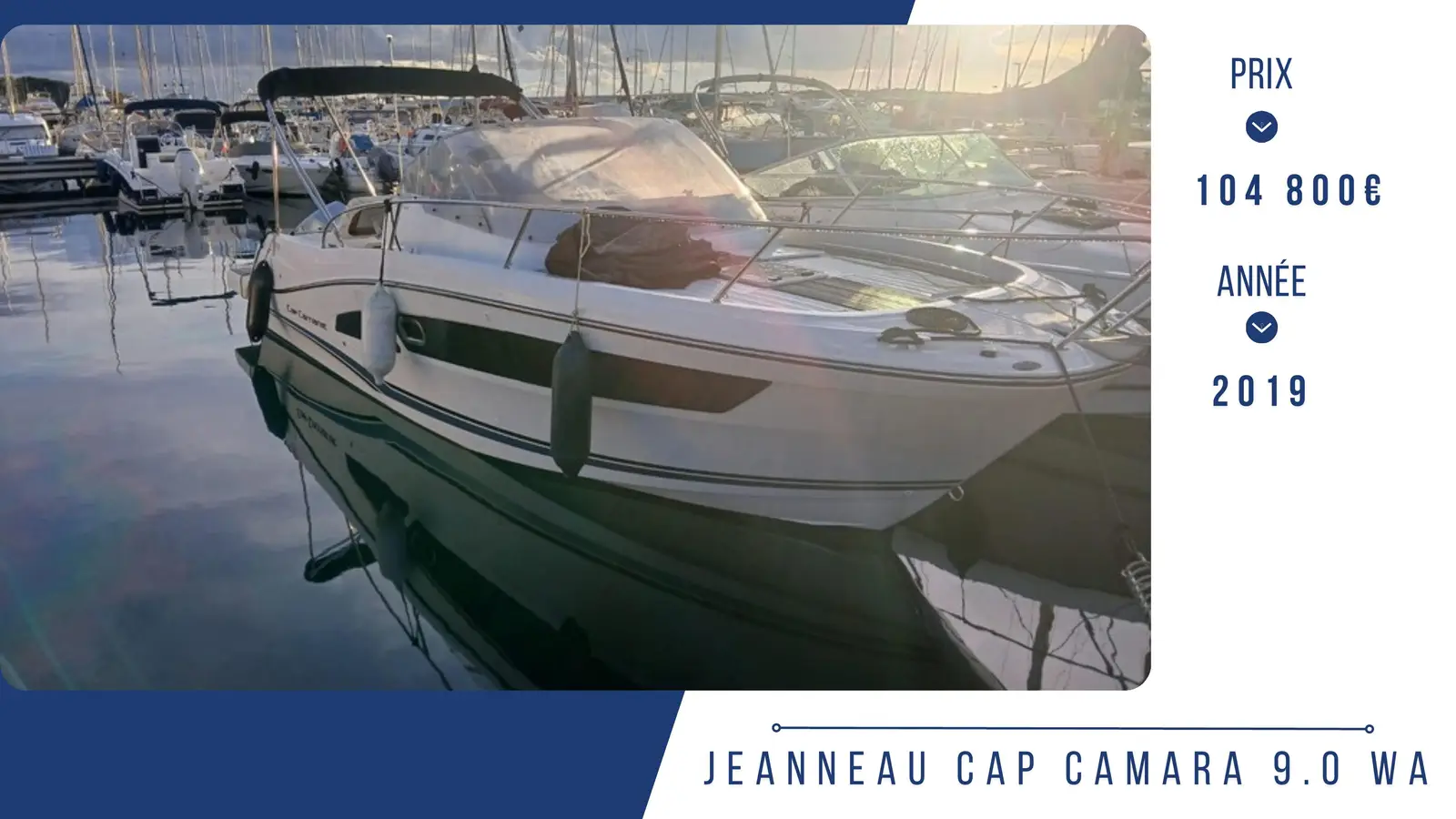 JEANNEAU CAP CAMARAT 9.0 WA – Yacht 8.99 m – Image n°1