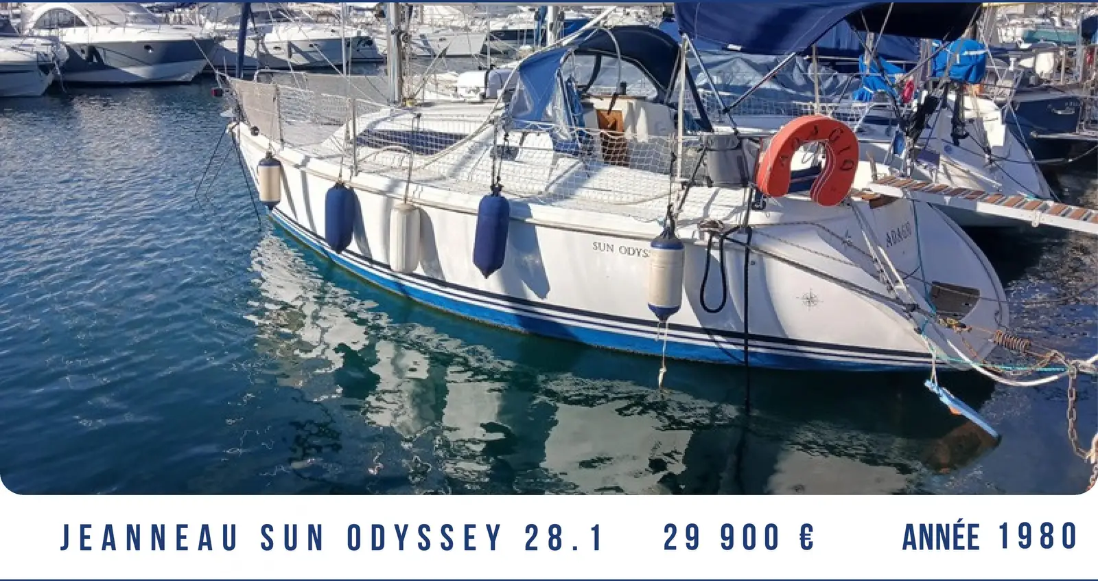 JEANNEAU SUN ODYSSEY 28.1 – Yacht 8.6 m – Image n°1