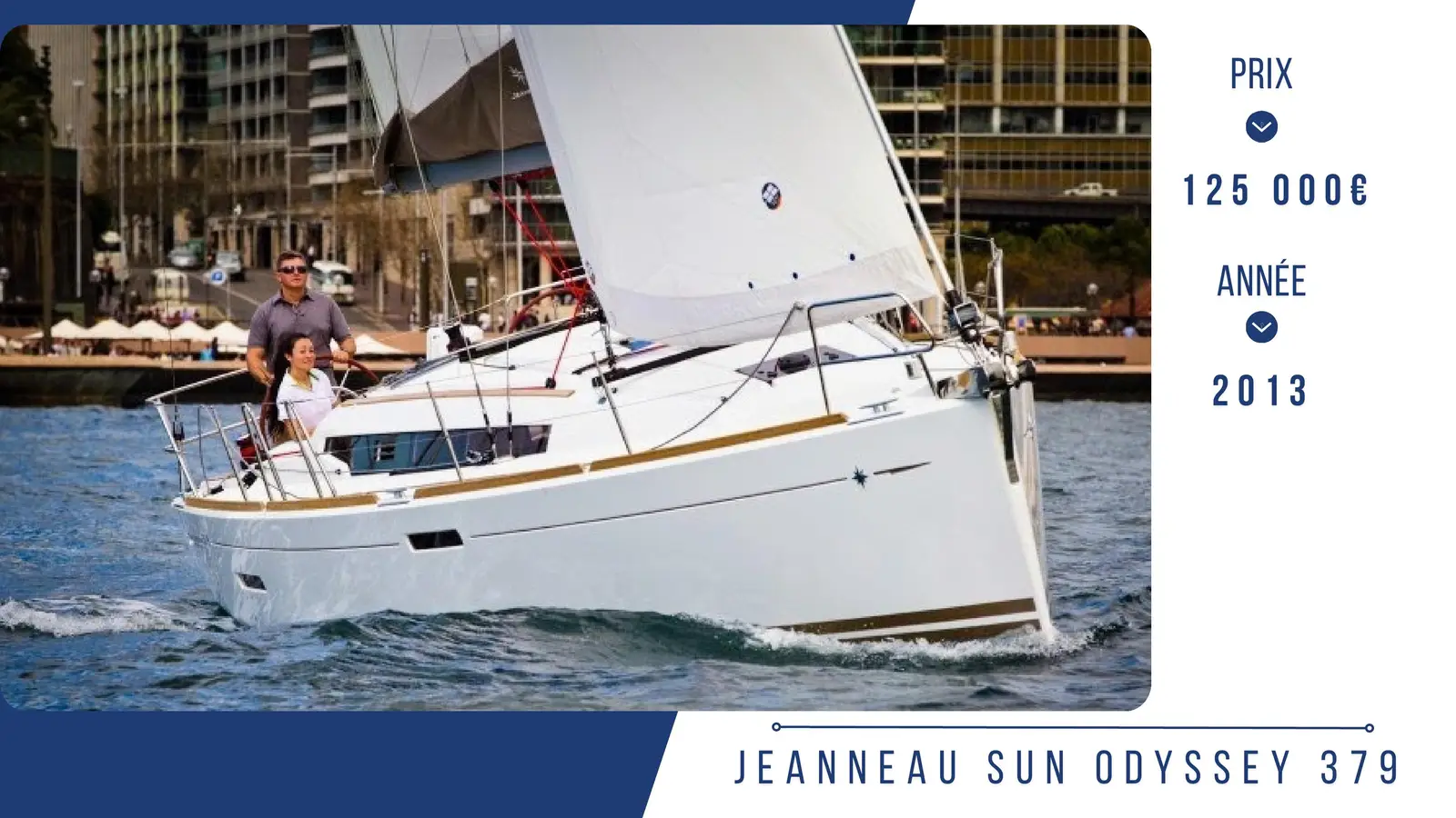 JEANNEAU SUN ODYSSEY 379 – Yacht 11.34 m – Image n°1