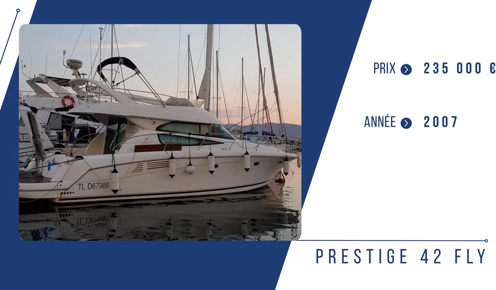 PRESTIGE 42 FLY – Yacht 11.98 m – Image n°1