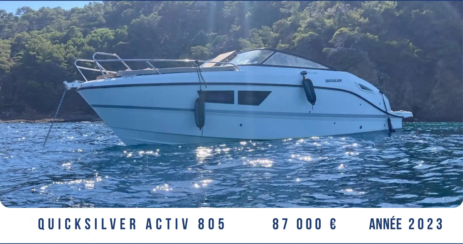 QUICKSILVER 805 – Yacht 7.88 m – Image n°1