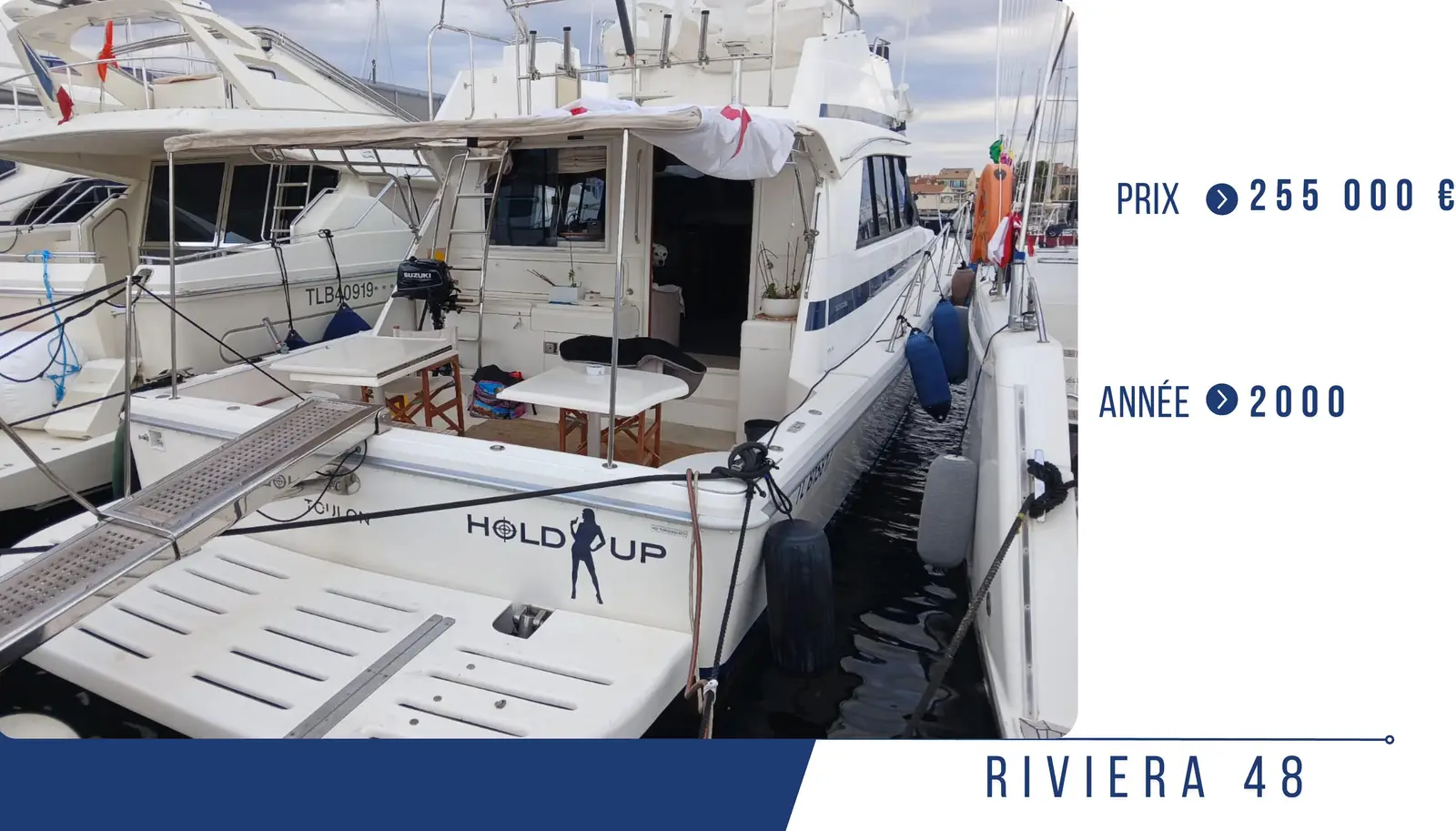 RIVIERA 48 – Yacht 15.5 m – Image n°1
