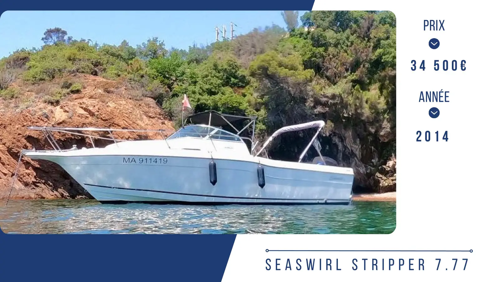 SEASWIRL STRIPER 7.77 – Yacht 7.77 m – Image n°1