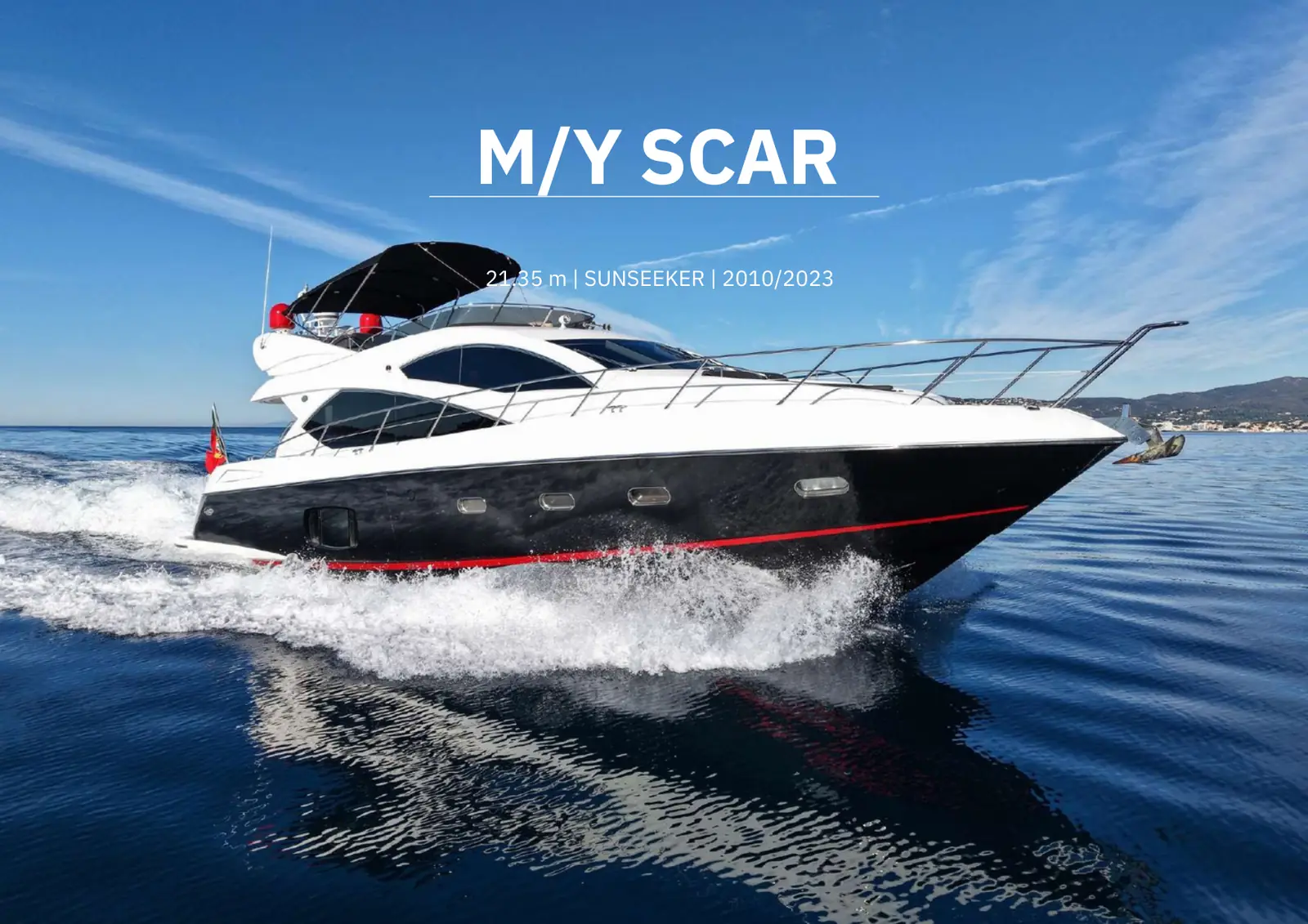 SUNSEEKER SCAR – Yacht 21.35 m – Image n°1